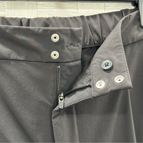 Figspro High Waisted Wide Leg Trousers Black Petite Large - Picture 9 of 12